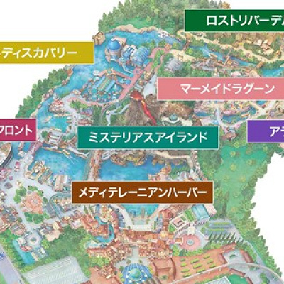 ディズニーシーには7つのテーマポートがある