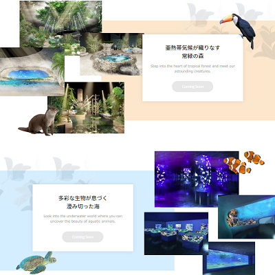 DMMかりゆし水族館のフロアガイド