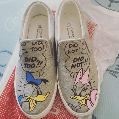 ドナルドとデイジーのスリッポン