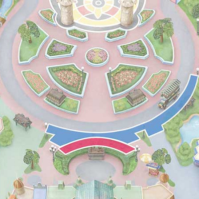 ハーモニー・イン・カラーとエレクトリカルパレードのDPA鑑賞場所