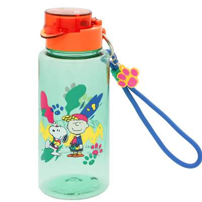 スヌーピーストラップ付きドリンクボトル