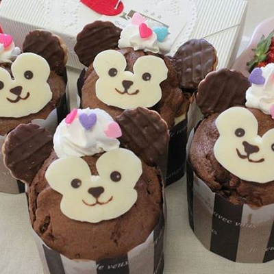 ダッフィーカップケーキ| キャステル | CASTEL ディズニー情報