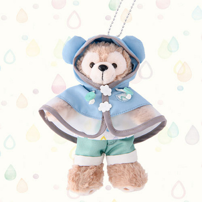 ダッフィーぬいぐるみバッジ