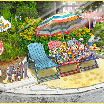 「ダッフィーのサニーファン」デコレーション①