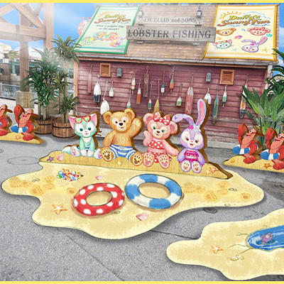 「ダッフィーのサニーファン」デコレーション②