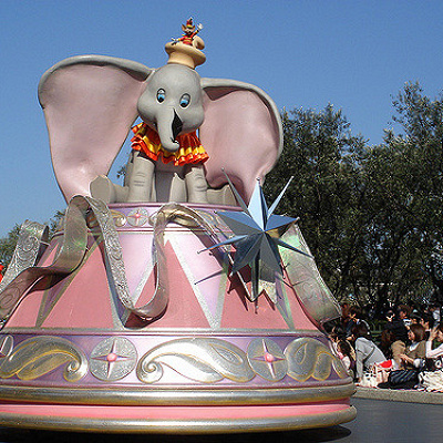 耳がとても大きいダンボ