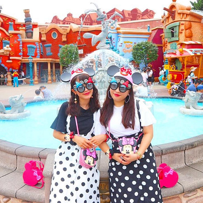 イヤーハットコーデ