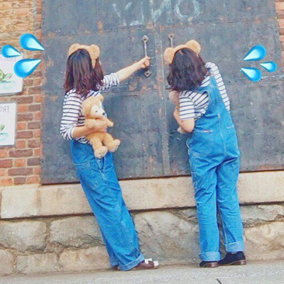 動きやすいサロペット☆