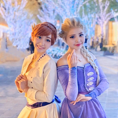 エルサ＆アナ仮装