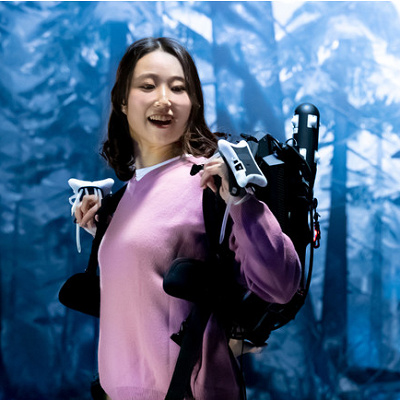 XR WALK専用スペシャル・ギアを装着！