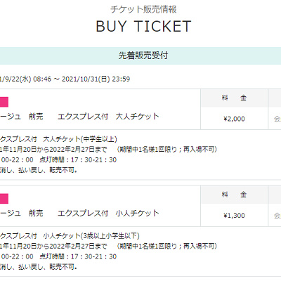 エクスプレスチケット