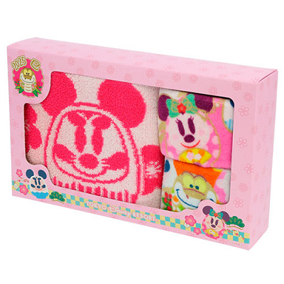 フェイスタオル＆ミニタオル〈今治タオル〉(ディズニーお正月