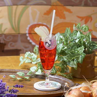 大好物のリンゴ風味ドリンク