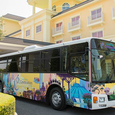 セレブレーションホテルの特徴②：無料シャトルバス(ウィッシュ＆ディスカバー・シャトル)