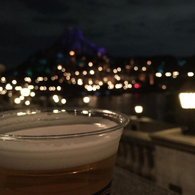 ディズニーシーでビアガーデン気分♪