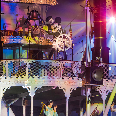 マーク・トウェイン号でのフィナーレシーン