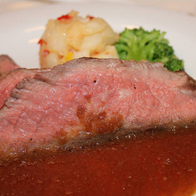 フランクステーキ、和風ソース ¥1,450