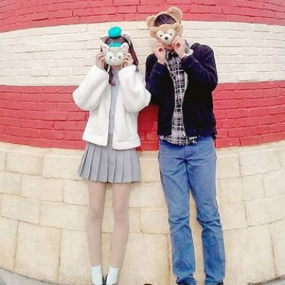 もこもこ・チェックのリンクコーデ