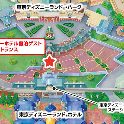 【2019年5月8日（火）から】ディズニーホテル宿泊ゲスト専用エントランス