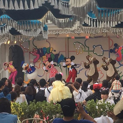 プラザパビリオン・レストランのテラス席から