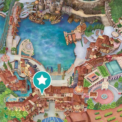 ガッレリーア・ディズニーの地図