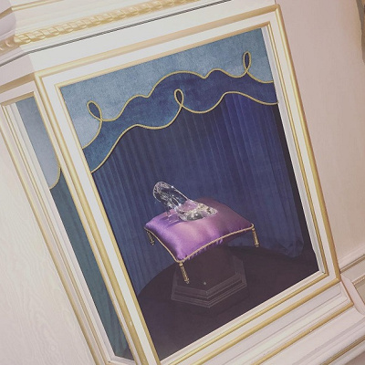 ディズニーランドにあるガラスの靴