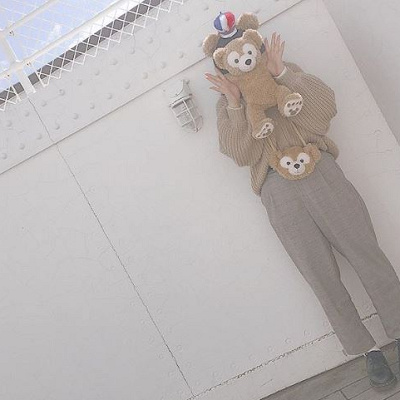 グレンチェックパンツ