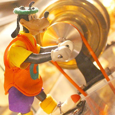 グーフィーがポップコーンを作ります