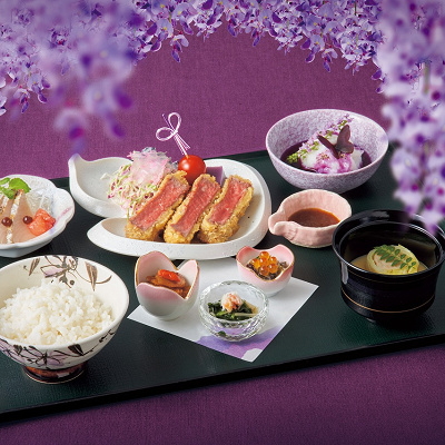 華々ビフカツ膳