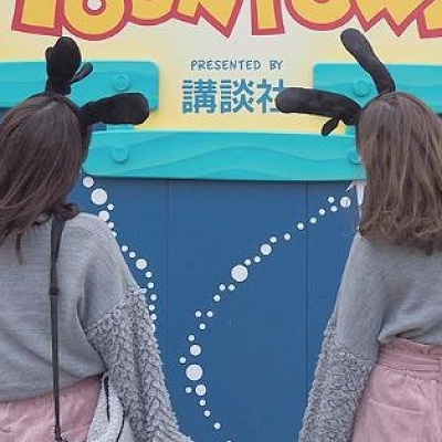 グレー×ピンク