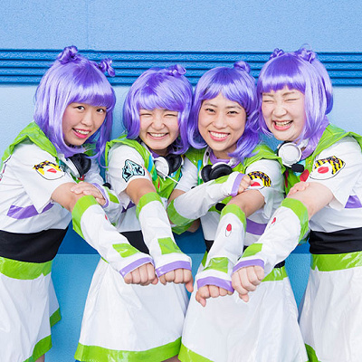 ハロウィーン限定のフル仮装