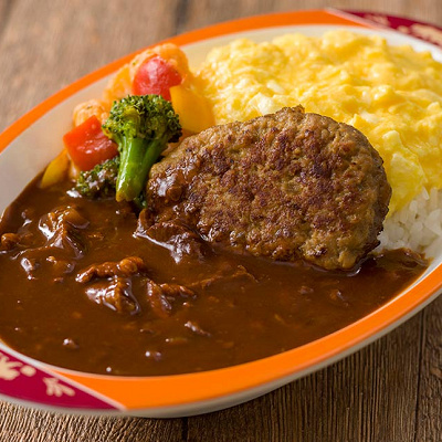 ハンバーグ＆エッグのハッシュドビーフ