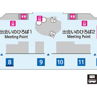 羽田空港第2ターミナル 1階到着ロビー 6番のりば