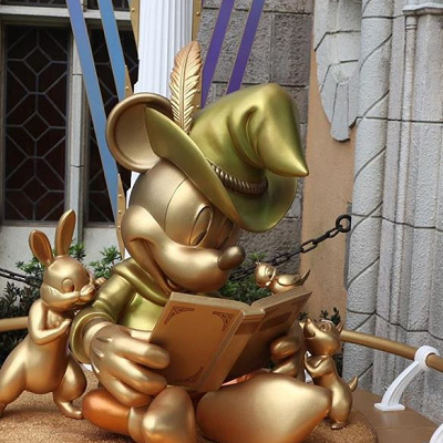 ファンタジーランドのハピエストミッキースポット 