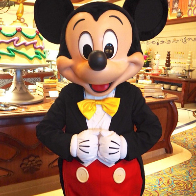 ミッキーとゆっくりグリーティングを