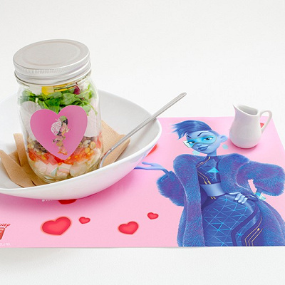 ハートいっぱいサラダ