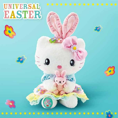ハローキティのウサ耳ぬいぐるみ／ユニバのイースターグッズ2020