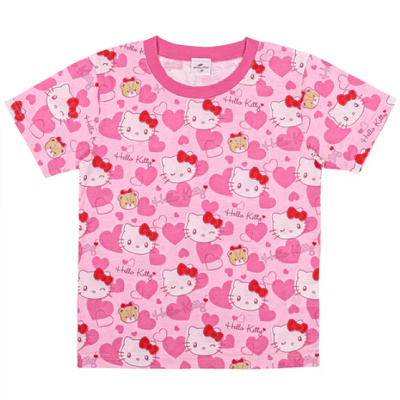 キティのキッズTシャツ