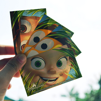 香港ディズニーランドのパークチケット（パスポート）