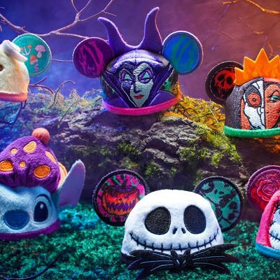 香港ディズニーお土産グッズ：ハロウィーンデザインのパーティーミニハット