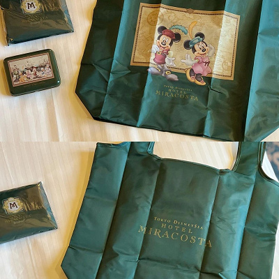 ホテルミラコスタのアメニティのエコバッグ