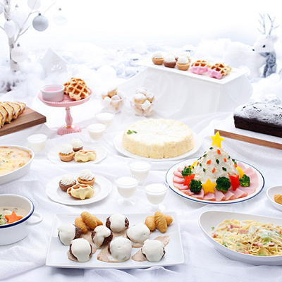 館のレストランメニュー例