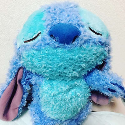 スティッチがなんと寝ている！