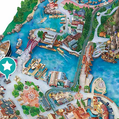 ハドソンリバー・ハーベストの地図