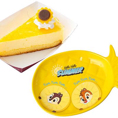 ヒュウガナツレアチーズケーキ、スーベニアプレート付き