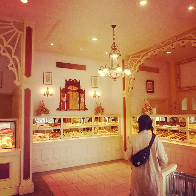かわいい店内にはかわいいパンがたくさん並んでいて居るだけで幸せな気持ちになります♡