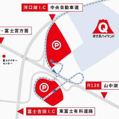 車で向かうなら2つのICの利用が便利