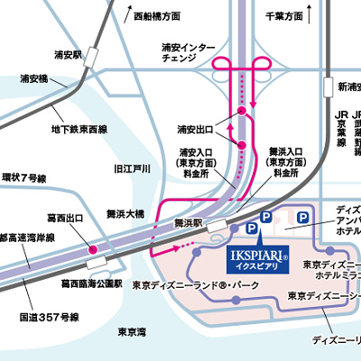 イクスピアリの地図