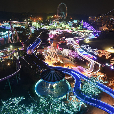 よみうりランドのイルミネーション