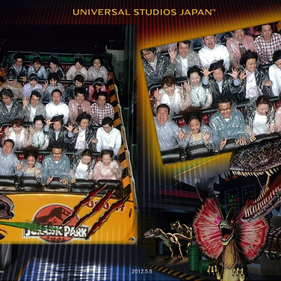 ジュラシック・パーク・ザ・ライド・フォト」で撮影される写真の